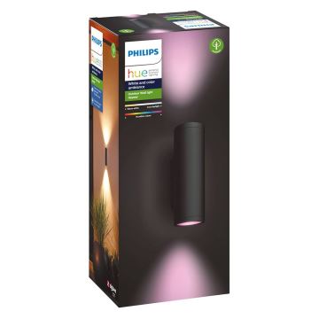 Philips - LED RGB Luminaire extérieur Hue APPEAR 2xLED/8W/230V IP44