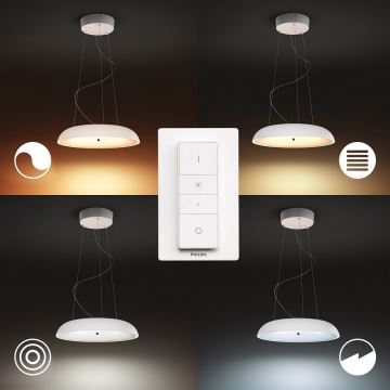 Philips - Suspension filaire à intensité variable LED Hue AMAZE LED/39W/230V + télécommande