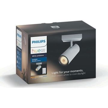 Philips - Spot LED à intensité variable Hue BURATTO 1xGU10/5,5W + télécommande