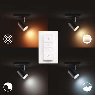 Philips - Spot à intensité variable LED Hue RUNNER 1xGU10/5W/230V + télécommande
