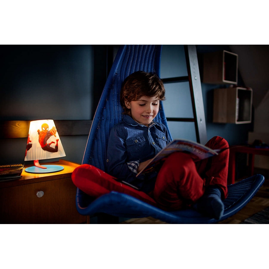 Philips 71764/40/26 - Lampe de table LED enfant MARVEL SPIDER-MAN