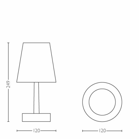 Philips 71796/30/P0 - Lampe de table LED enfant STAR WARS STORMTROOPER  1xLED/0,6W