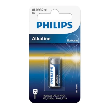 Philips 8LR932/01B - Pile alcaline 8LR932 MINICELLS 12V 50mAh