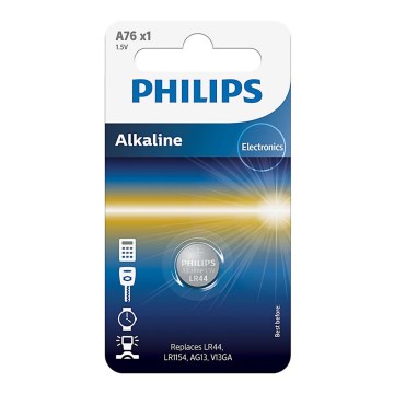 Philips A76/01B - Pile bouton alcaline MINICELLS 1,5V 155mAh