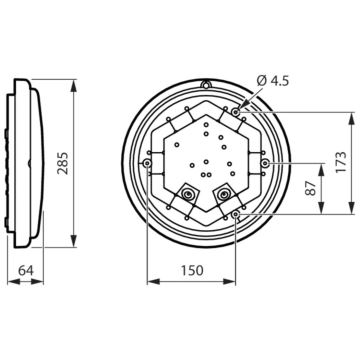 Philips - Applique murale de salle de bain LEDINAIRE LED/17W/230V 4000K IP65