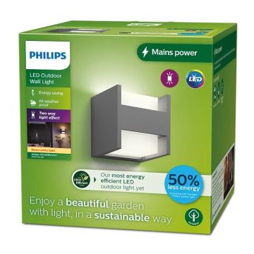 Philips - Applique murale extérieure ARBOUR LED/3,8W/230V IP44