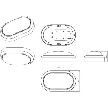 Philips - Applique murale LED PROJECTLINE LED/15W/230V IP65