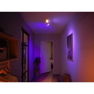 Philips - LED RGBW Spot à intensité variable Hue CENTRIS 2xGU10/4,2W/230V+ LED/11W