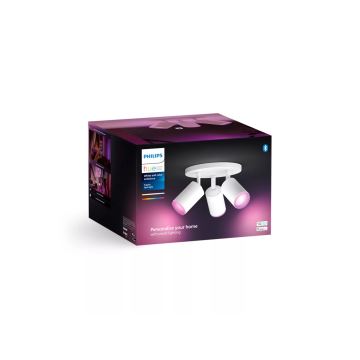 Philips - LED RGBW Spot à intensité variable Hue FUGATO 3xGU10/4,2W/230V 2000-6500K blanc