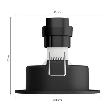 Philips - LOT 3x Spot encastrable à intensité variable Hue MILLISKIN 1xGU10/4,2W/230 2200-6500K