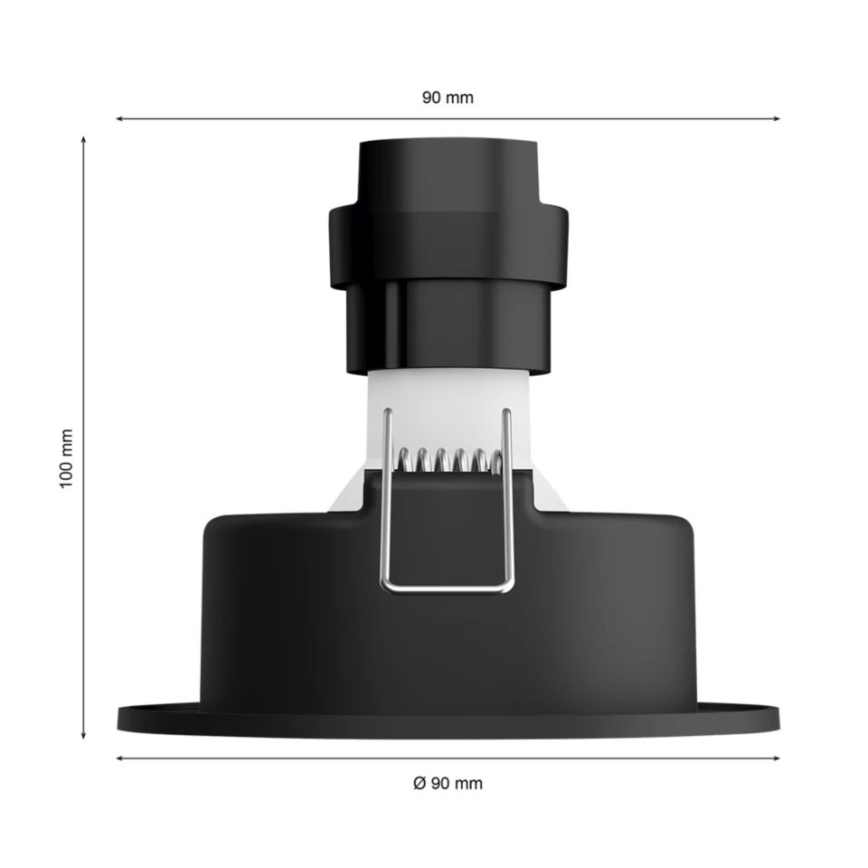 Philips - LOT 3x Spot encastrable à intensité variable Hue MILLISKIN 1xGU10/4,2W/230 2200-6500K