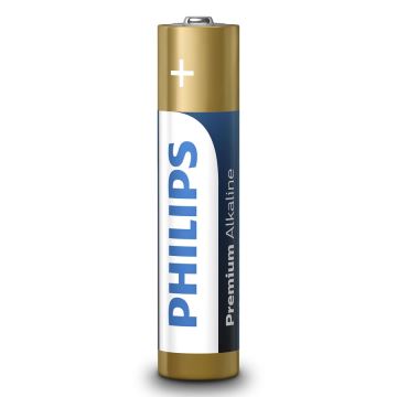 Philips LR03M4B/10 - 4 pc Pile alcaline AAA PREMIUM ALKALINE 1,5V 1320mAh