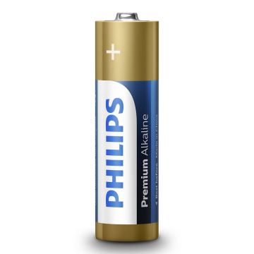 Philips LR6M4B/10 - 4 pc Pile alcaline AA PREMIUM ALKALINE 1,5V 3200mAh