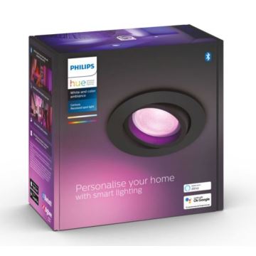 Philips - Luminaire encastré LED RGB à intensité variable Hue CENTURA 1xGU10/5,7W/230V 2000-6500