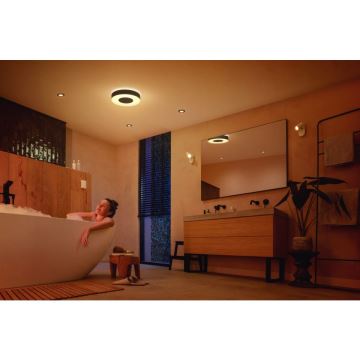 Philips - Luminaire LED RVBW à intensité variable pour salle de bains LED/33,5W/230V IP44 d. 381 mm 2000-6500K