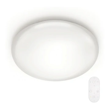 Philips - Plafonnier à intensité variable TOBA 1xLED/23W/230V + télécommande