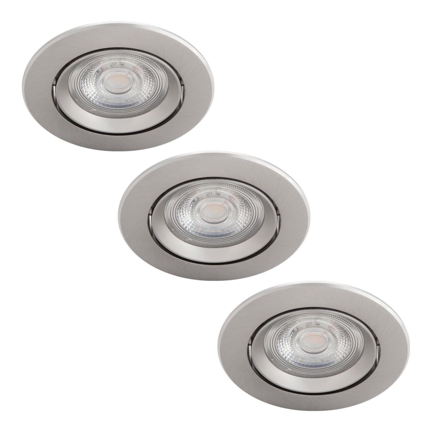 Philips - SET 3x Spot encastrable LED/4,5W/230V 2700K