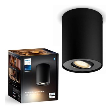 Philips - Spot à intensité variable LED Hue PILLAR 1xGU10/4,2W/230V 2200-6500K noir