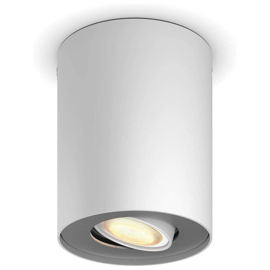 Philips - Spot à intensité variable LED Hue PILLAR 1xGU10/4,2W/230V 2200-6500K + télécommande blanc