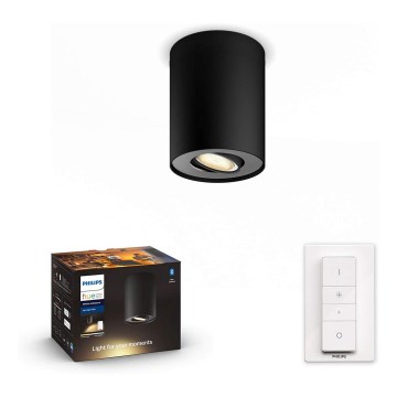 Philips - Spot à intensité variable LED Hue PILLAR 1xGU10/5W/230V + télécommande