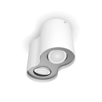 Philips - Spot à intensité variable LED Hue PILLAR 2xGU10/4,2W/230V 2200-6500K + télécommande blanc