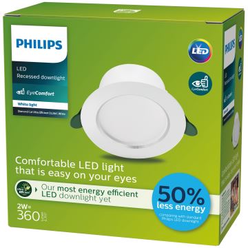 Philips - Spot encastrable LED LED/2W/230V 4000K