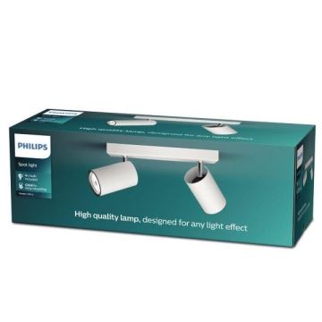 Philips - Spot KOSIPO 2xGU10/5,5W/230V blanc