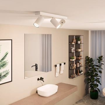 Philips - Spot salle de bain IDRIS 3xGU10/5W/230V IP44 blanc