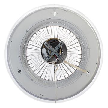 Plafonnier à intensité variable avec ventilateur ZONDA LED/48W/230V 3000-6000K doré + télécommande