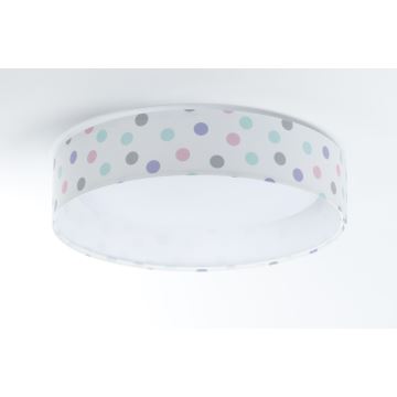 Plafonnier enfant à intensité variable SMART GALAXY KIDS LED/24W/230V 3000-6500K points colorés + télécommande