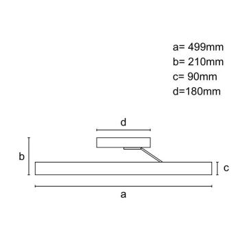 Plafonnier à intensité variable LED/86W/230V 3000-6500K blanc + télécommande