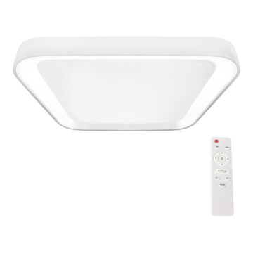 Plafonnier à intensité variable LED QUADRO LED/38W/230V 3000-6000K blanc + Télécommande