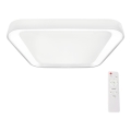 Plafonnier à intensité variable QUADRO LED/66W/230V 3000-6000K blanc + Télécommande