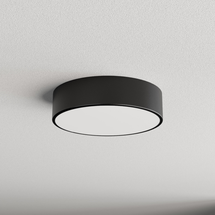 Plafonnier CLEO LED/24W/230V 4000K d. 30 cm noir