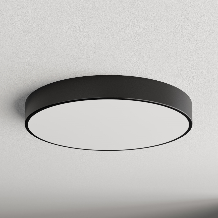 Plafonnier CLEO LED/69W/230V 3000K d. 60 cm noir