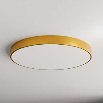 Plafonnier CLEO LED/96W/230V 4000K d. 80 cm doré