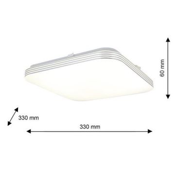 Plafonnier de salle de bain NEMO LED/17W/230V IP44