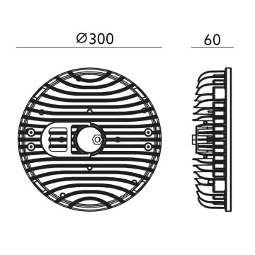 Plafonnier industriel LED RIO HIGHBAY LED/200W/230V 4000K IP65