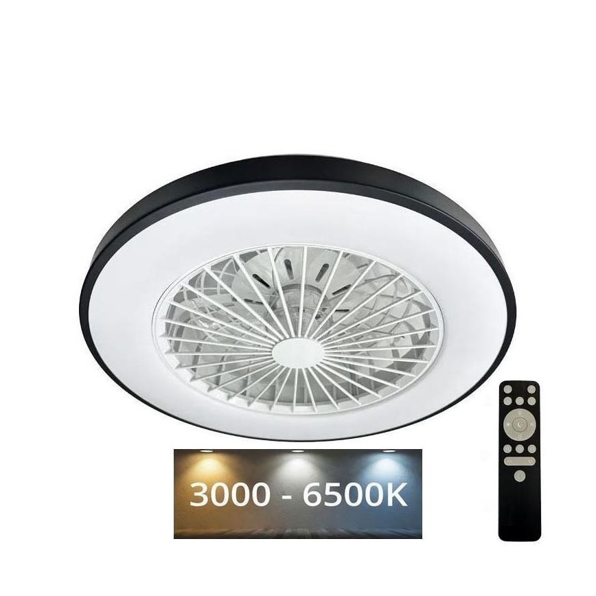 Plafonnier LED à intensité variable avec ventilateur OPAL LED/48W/230V 3000-6500K + télécommande