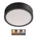 Plafonnier NEXXO LED/12,5W/230V 3000/3500/4000K d. 17 cm noir