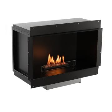 Planika Senso Fireplace BEV- Cheminée encastrée SENSO BIO 56,2x75 cm 2,5kW+ télécommande