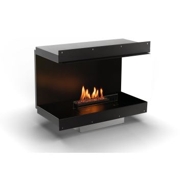 Planika Senso Fireplace BEV- Cheminée encastrée SENSO BIO 56,2x75 cm 2,5kW+ télécommande