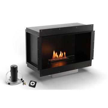 Planika Senso Fireplace BEV- Cheminée encastrée SENSO BIO 56,2x75 cm 2,5kW+ télécommande