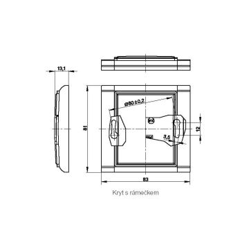 Plaque de recouvrement K 3902E-A00001 03