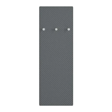 Porte-manteau CALLA 102x34 cm gris