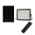 Projecteur solaire LED extérieur à intensité variable LED/15W/3,2V IP65 6400K noir + télécommande