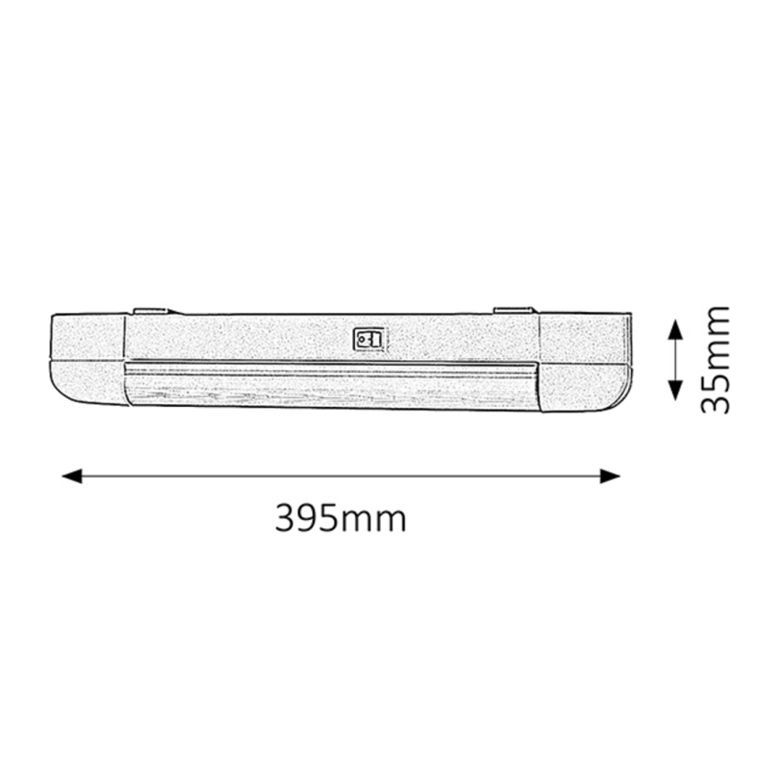 Rabalux - Réglette de cuisine 1xG13/10W/230V 39,5 cm