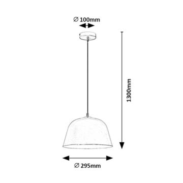 Rabalux - Suspension filaire 1xE27/60W/230V