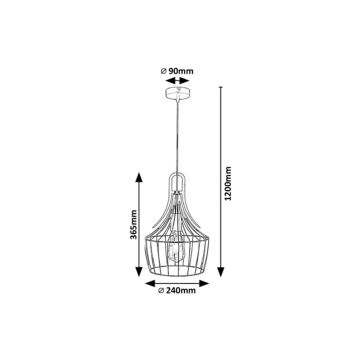 Rabalux - Suspension filaire 1xE27/40W/230V