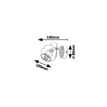 Rabalux 5397 - Spot mural SALAZAR 1xE14/40W/230V